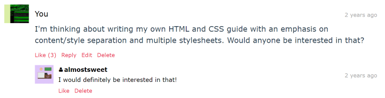 [Image:HTML and CSS guide comment]